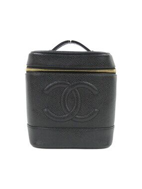 Chanel Vintage Bag Handbag Black